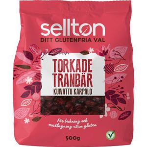 Sellton Tranbär Torkade 500g