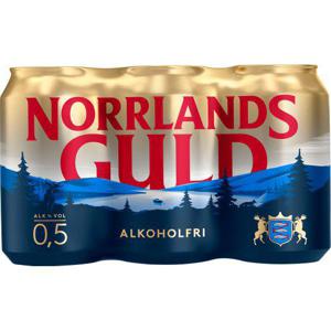 Norrlands Guld Öl Alkoholfri 0,5% 6x33cl