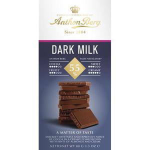 Anthon Berg Mjölkchoklad Mörk 55% 80g