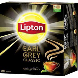 Lipton Svart Te Rich Earl Grey 100-p