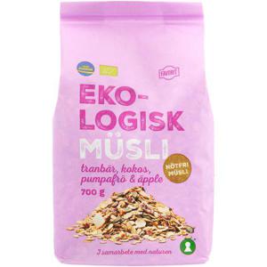 Favorit Müsli Tranbär/Kokos/Pumpakärnor & Äpple EKO 700g