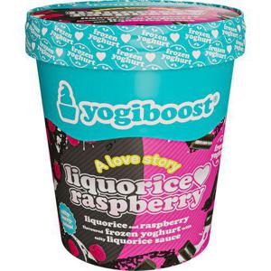 Yogiboost Frozen Yoghurt Liquorice & Raspberry 500ml