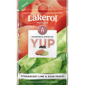 Läkerol Yup Sour Peach/Strawb Lime 30g