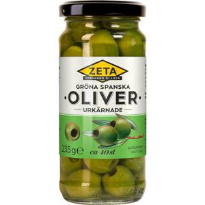 Zeta Gröna Oliver Urkärnade 235g