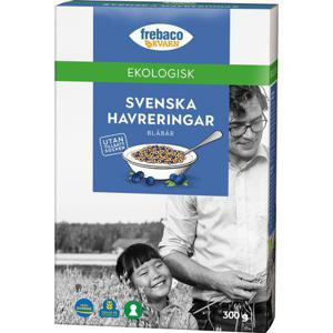 Frebaco Svenska Havreringar Blåbär EKO 300g