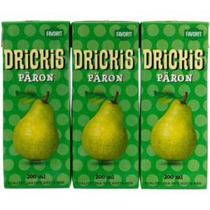Favorit Drickis Päron 3x200ml