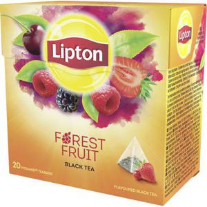 Lipton Svart Te Forest Fruit Pyramidte 20-p