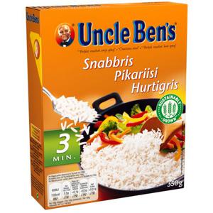 Uncle Ben's Snabbris 3 Min 350g Uncle Bens