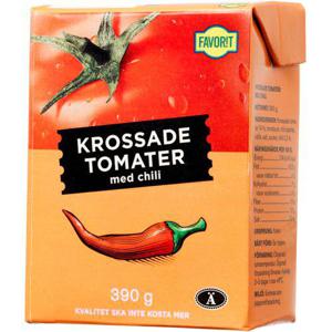 Favorit Krossade Tomater Chili 390g