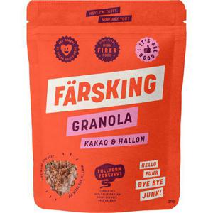 Färsking Granola Kakao & Hallon 375g