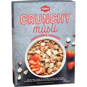 Favorit Müsli Crunchy Jordgubb & Yoghurt 725g