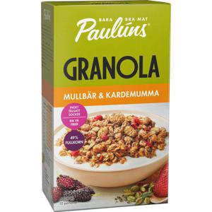 Paulúns Granola Mullbär & Kardemumma 450g