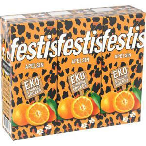 Festis Apelsin EKO 3x200ml