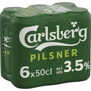 Carlsberg Öl  Lager 3,5% 6x50cl