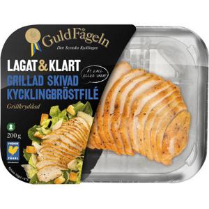 Guldfågeln Lagat & Klart Kycklingbröstfilé Grillkryddad 200g