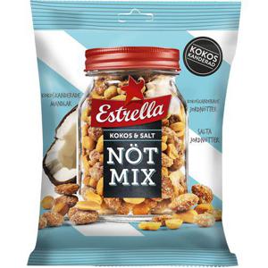 Estrella Nötmix Kokos & Salt 175g