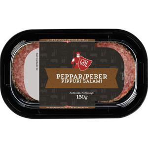 GØL Pepparsalami skivad 150g Gol Pölser