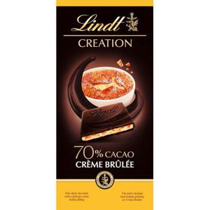 Lindt Creation Mörk Chokladkaka Creme Brulee 70% 140g