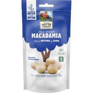 Den Lille Nöttefabrikken Macadamianötter Osaltade 70g