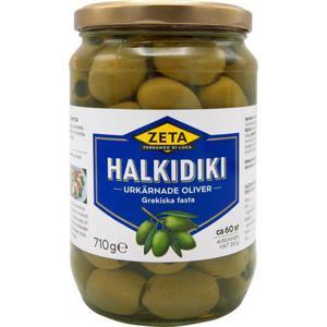 Zeta Halkidikioliver Urkärnade 710g