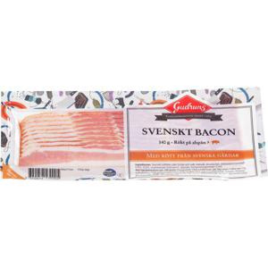 Gudruns Bacon Alspånsrökt Skivad 140g