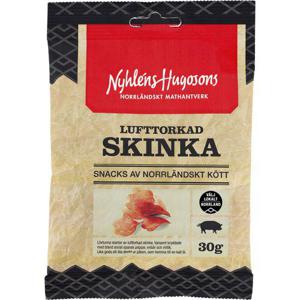 Nyhlens Hugosons Lufttorkad skinka påse 30g Nyhléns Hugosons