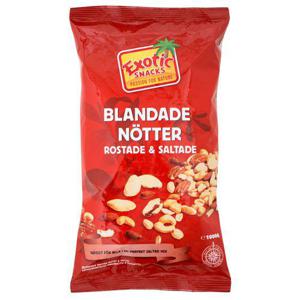 Exotic Snacks Blandade Nötter Rostade/Saltade 1000g