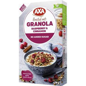 AXA Granola Hallon & Kanel 475g Axa