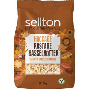 Sellton Hackade Rostade Hasselnötter 160g