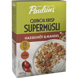 Paulúns Supermüsli Hasselnöt & Mandel 400g