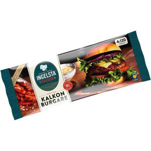 Ingelsta Kalkon Kalkonburgare Fryst 4x120g