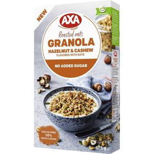 AXA Granola Hasselnötter & Cashewnötter 475g Axa