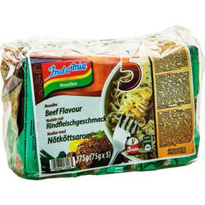 Indo Mie Snabbnudlar Beef Smak 5x75g