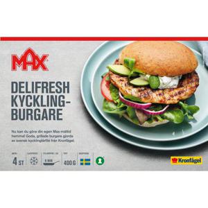 Kronfågel Delifresh Kycklingburgare Frysta 400g