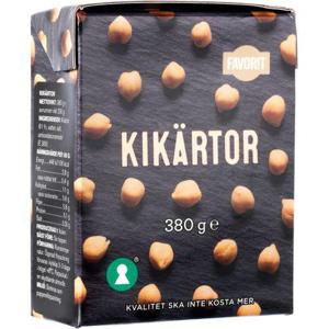 Favorit Kikärtor 380g