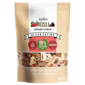 Clean Eating Müsli Chunky Jordgubbe & Choklad 500g