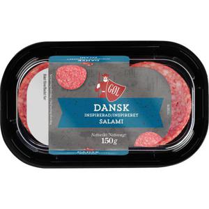 GØL Salami Dansk Skivad 150g Gol Pölser