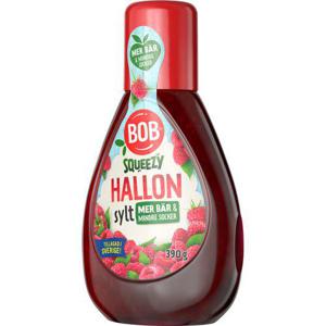Bob Hallonsylt Liten Squeezy 390g BOB