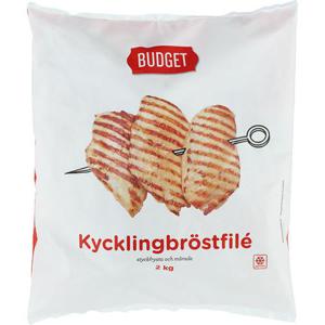 Budget Kycklingbröstfilé Fryst 2kg