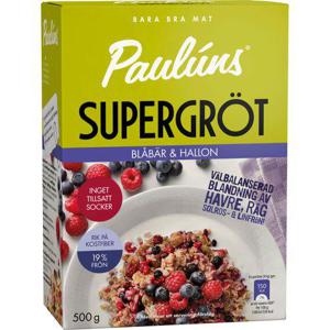 Paulúns Supergröt Blåbär & Hallon 500g
