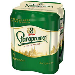 Staropramen 3,5% 4x50cl