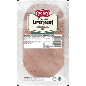 Scan Skivad Leverpastej 240g