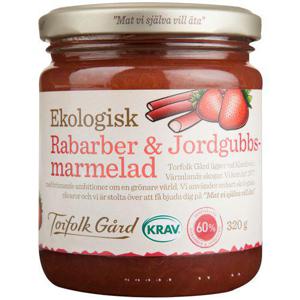 Torfolk Gård Marmelad Rabarber & Jordgubb EKO/KRAV 320g
