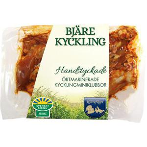 Bjärefågel Bjärekyckling Miniklubbor Örtmarinerade ca 500g