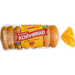 Korvbrödsbagarn Korvbröd 16-p 432g