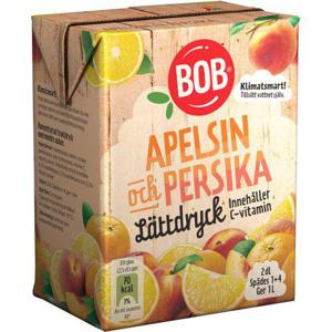 Bob Lättdryck Apelsin/Persika 2dl BOB