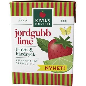 Kiviks Fruktdryck Jordgubb & Lime 2dl