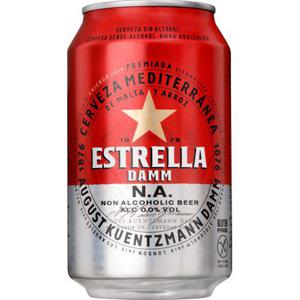 Estrella Damm Öl Alkoholfri 0,0% Glutenfri 33cl
