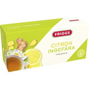 Friggs Te Grönt Ingefära/Citron 20-p