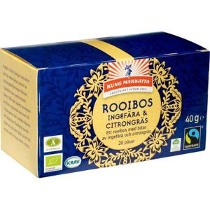 Kung Markatta Te Rooibos Ingefära&Citrongräs KRAV Fairtrade 20-p